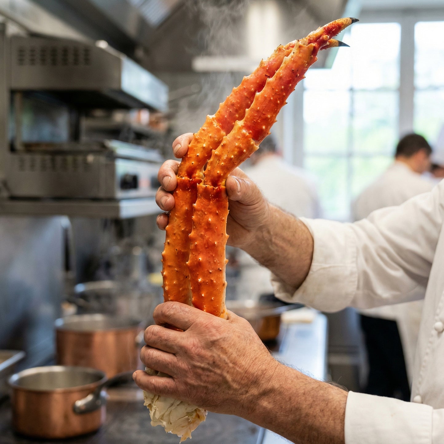 Captain’s Catch: Meaty & Sweet Cooked Crab Legs – 3 lb Family Bag