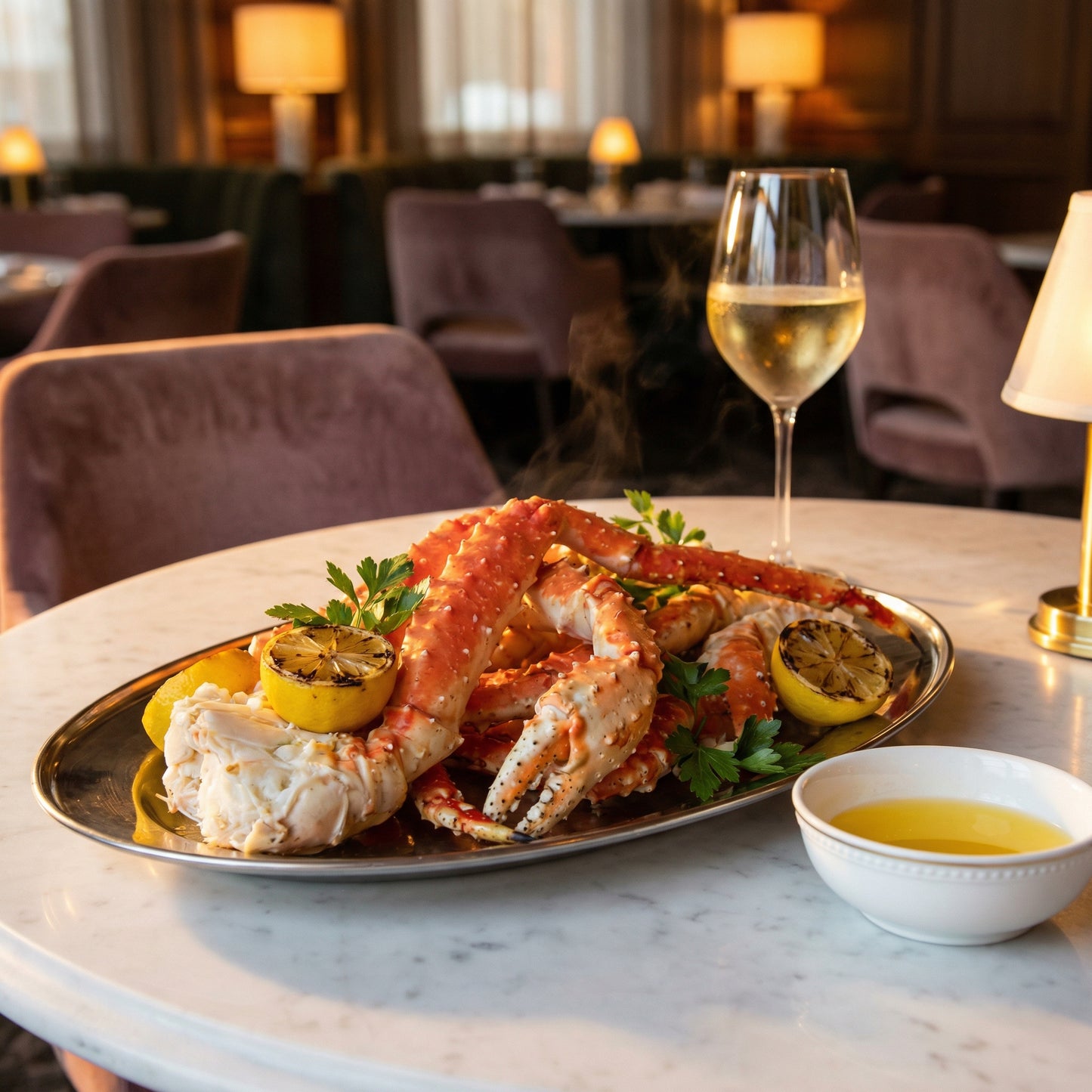 Captain’s Catch: Meaty & Sweet Cooked Crab Legs – 3 lb Family Bag