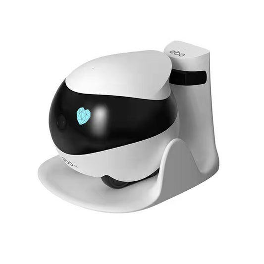 Mobile surveillance robot camera, smart home companion, for business trips, children, cat lovers, and the elderly.
