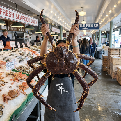 Captain’s Catch: Meaty & Sweet Cooked Crab Legs – 3 lb Family Bag