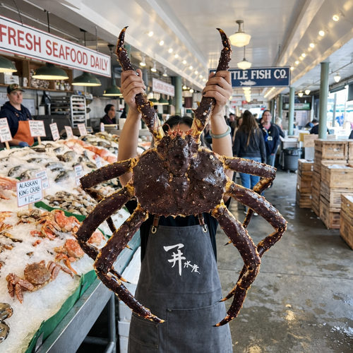 Captain’s Catch: Meaty & Sweet Cooked Crab Legs – 3 lb Family Bag