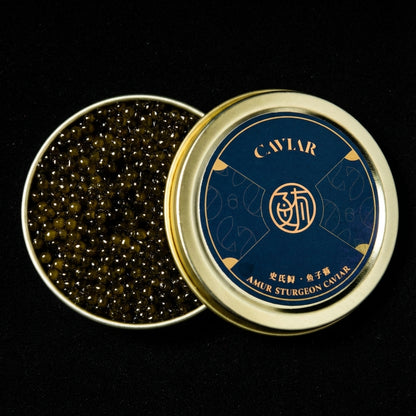 Premium Black Caviar (Sturgeon Caviar) – Fine Texture & Luxury Taste