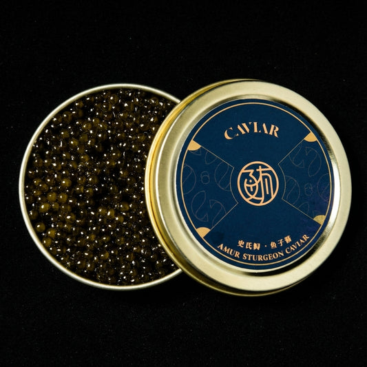 Premium Black Caviar (Sturgeon Caviar) – Fine Texture & Luxury Taste